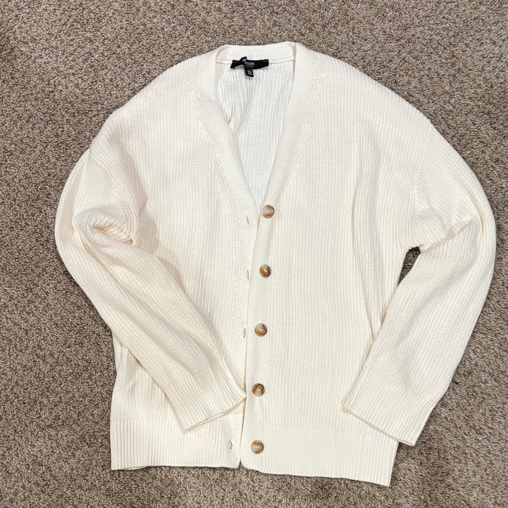 Hudson NWOT Off-White Cardigan Sweater
